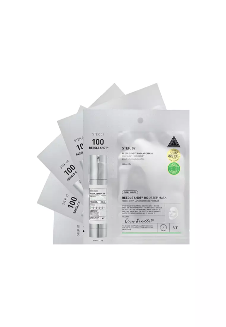 VT 微針精華100 2 Step面膜 (5片裝) 5piece