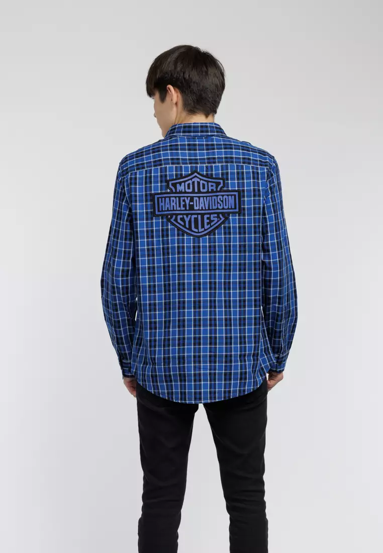Harley-Davidson Bar & Shield LS Plaid Shirt