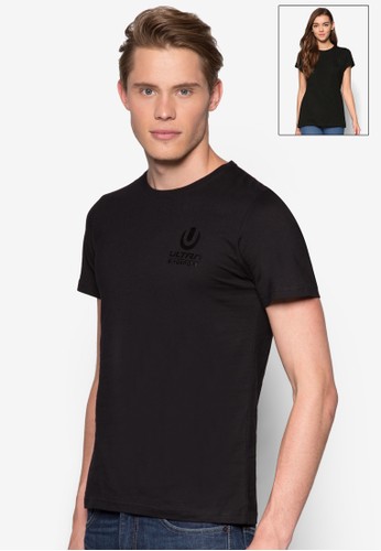 Ultra 壓花esprit hk store短袖TEE, 服飾, T恤