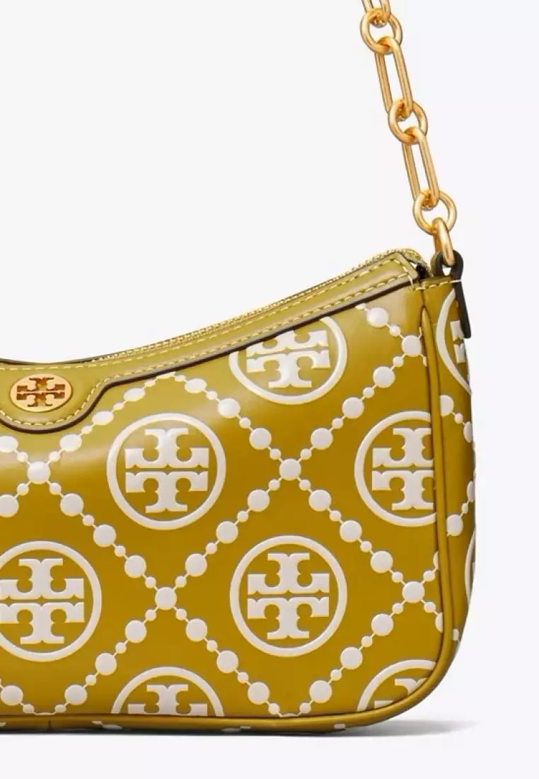 Tory Burch T Monogram Embossed Studio Bag Island Palm