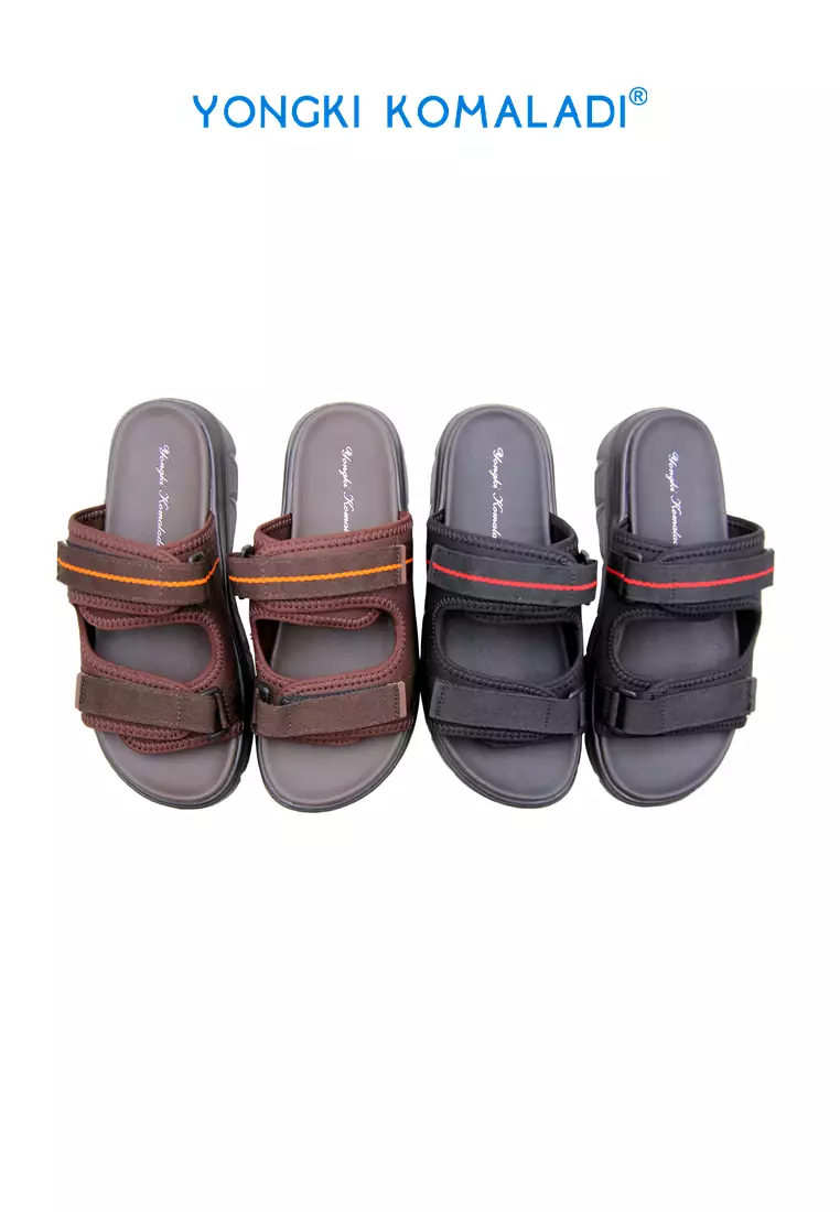[ ORIGINAL ] YONGKI KOMALADI SANDAL OL-STV4901-23 HITAM