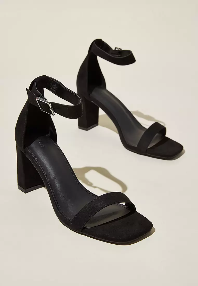 Strap block heels online