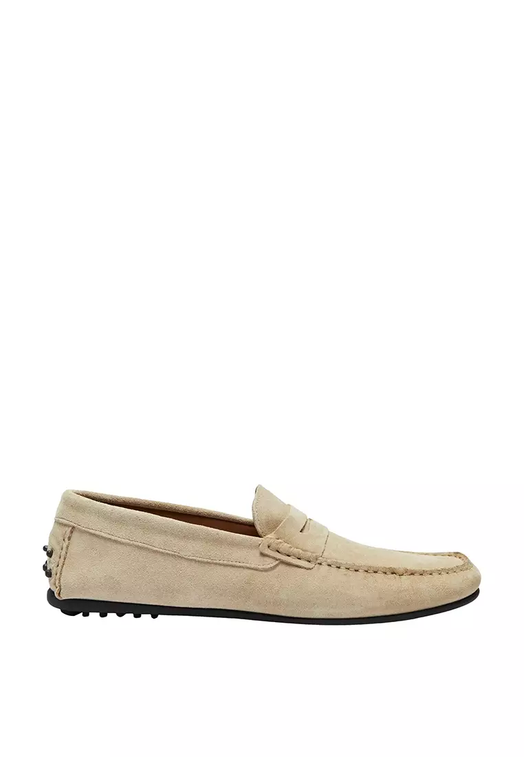 Discount on Selected Homme  shoes - SKU: Sergio Suede Penny Driving Shoes