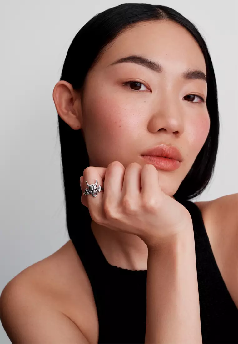Pandora x Stranger Things Hellfire Club Ring
