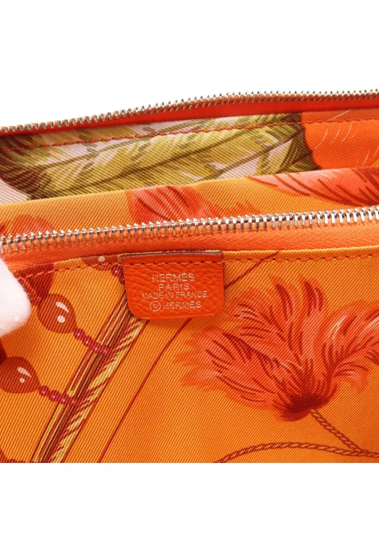 Hermes Silk-In Long Wallet Rose Azalee Epsom / Orange Poppy – ＬＯＶＥＬＯＴＳＬＵＸＵＲＹ