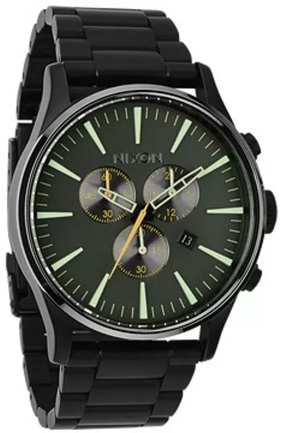 Nixon sentry chrono online matte black