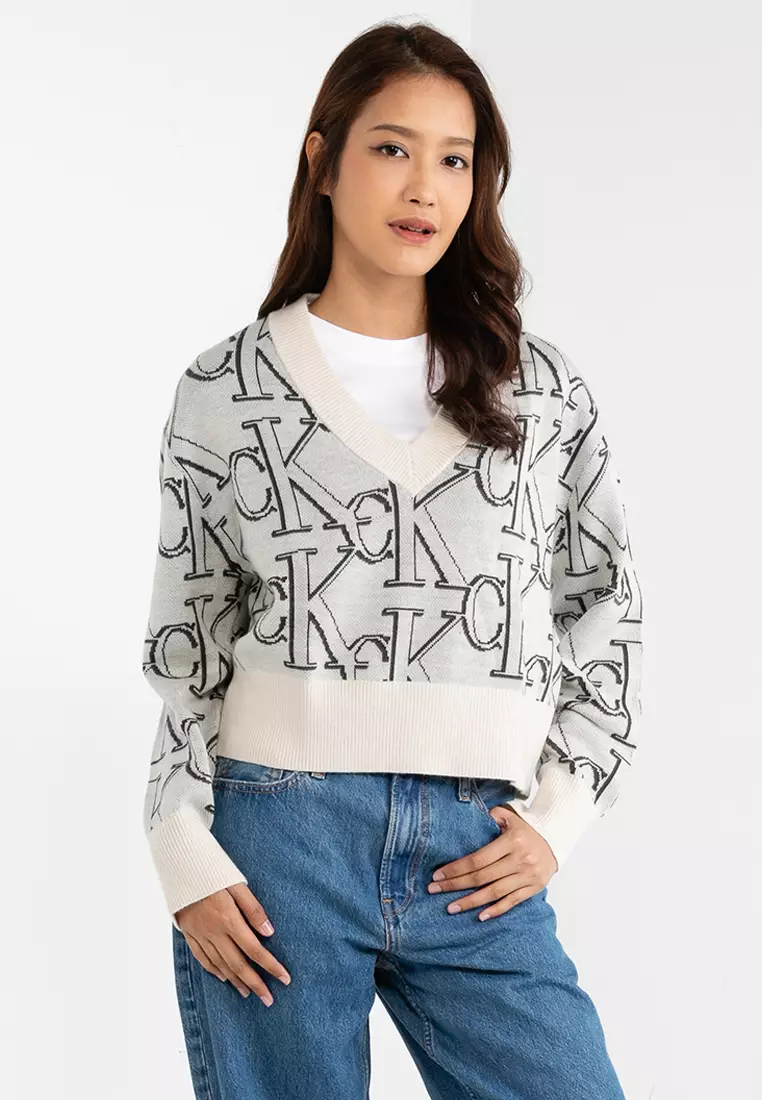 Calvin klein all over print hoodie deals