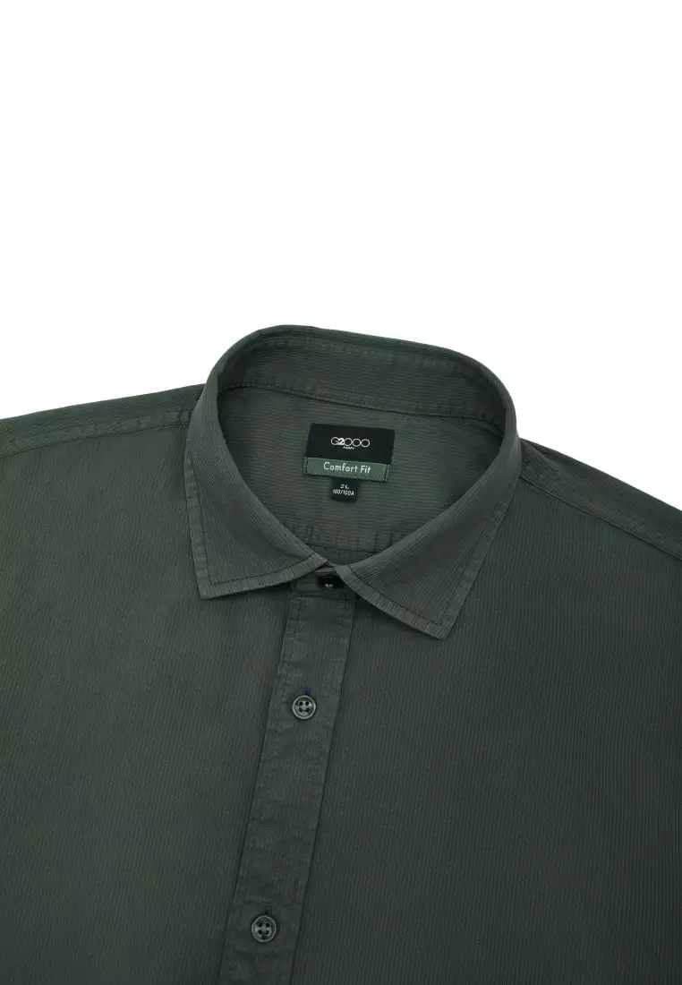 G2000 Cotton Garment-Dye Comfort Fit Casual Shirt