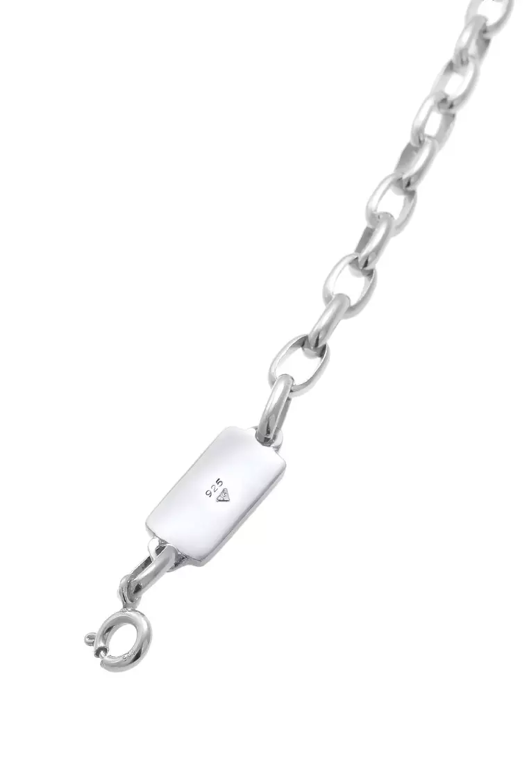 EXCLUSIVE Gelang Perhiasan Perak 925 Pria Link Chain Oval