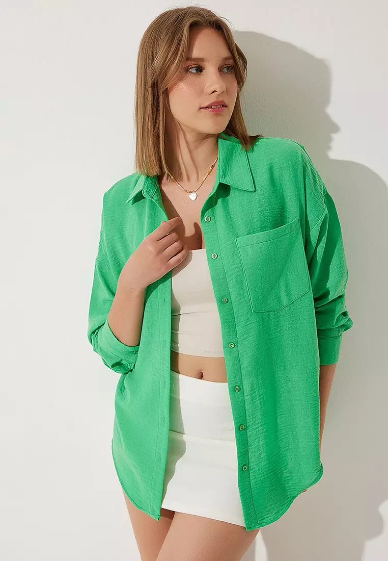 Oversize Linen Ayrobin Shirt