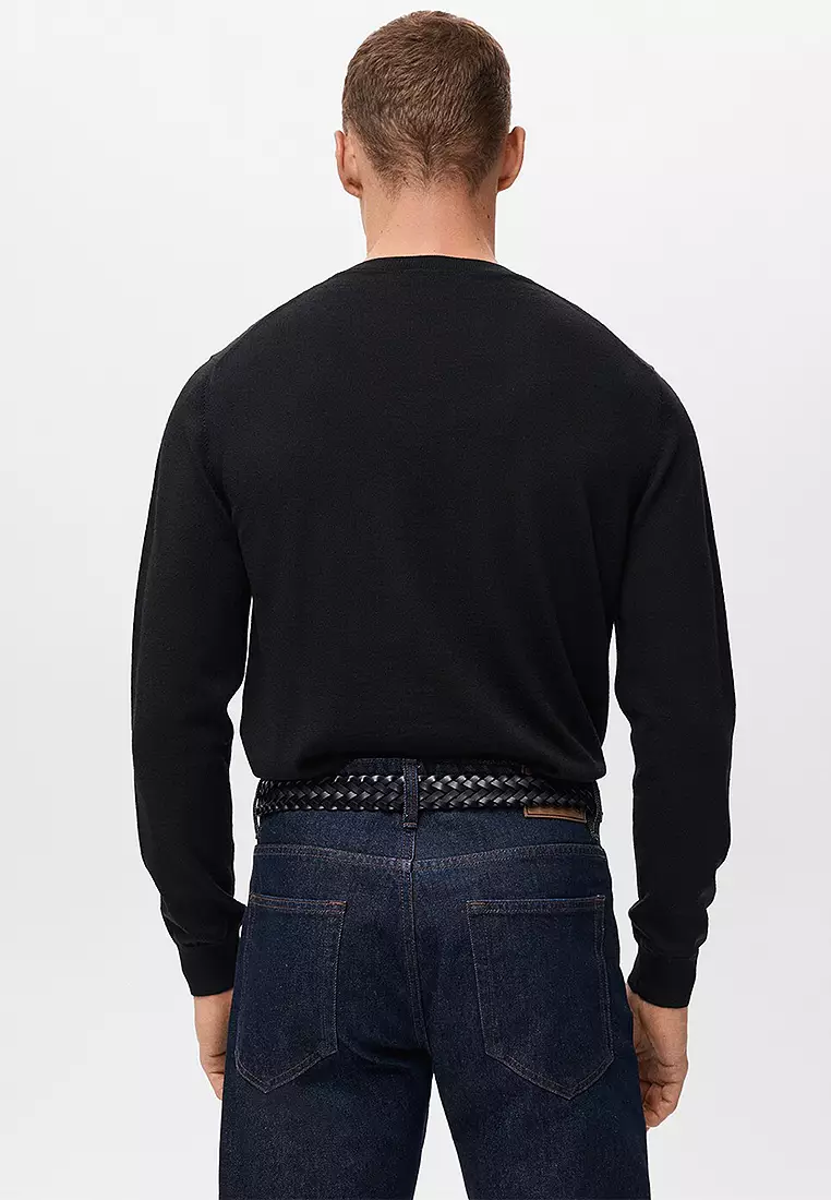 100% Merino Wool Crew Neck Sweater