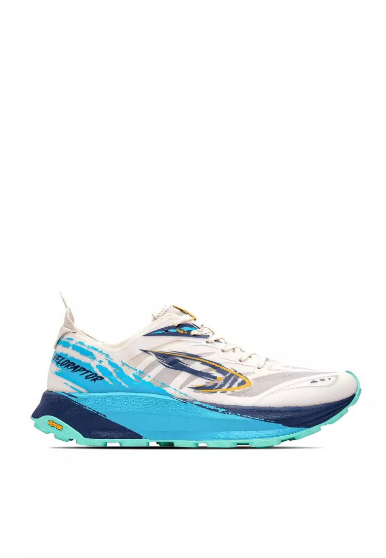 910 Nineten YUZA Veloraptor Sepatu Trail Running - ABU/BIRU NAVY/TOSCA
