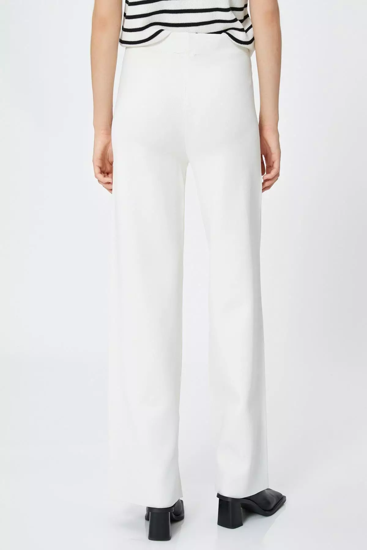Buy KOTON High Waist Wide Leg Pants 2025 Online | ZALORA