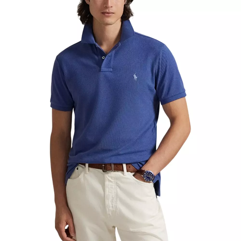 The Iconic Mesh Polo Shirt Old Royal Blue