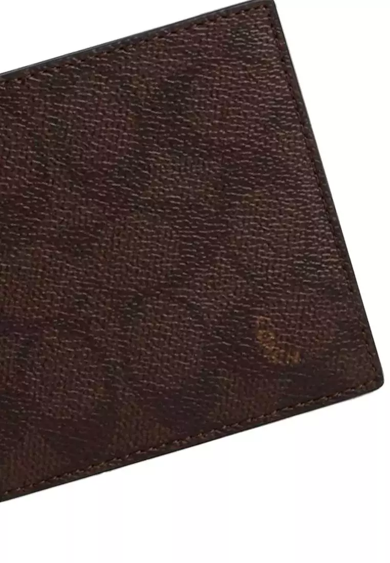 Men's 3 In 1 Wallet In Signature Canvas Mahogany Multi PRINT VARIES CX209