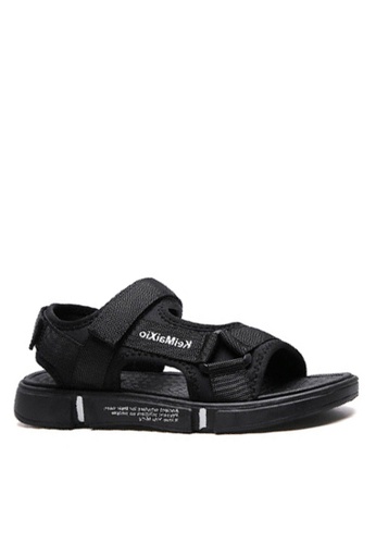 Twenty Eight Shoes black VANSA Weaves Straps Sansdals VSM-S928 8AD29SHFAEDB01GS_1