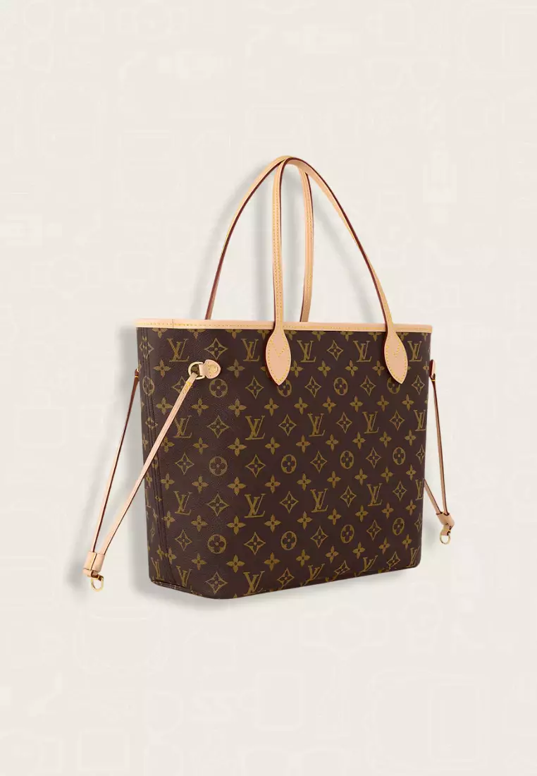 Neverfull MM Monogram Cerise Red