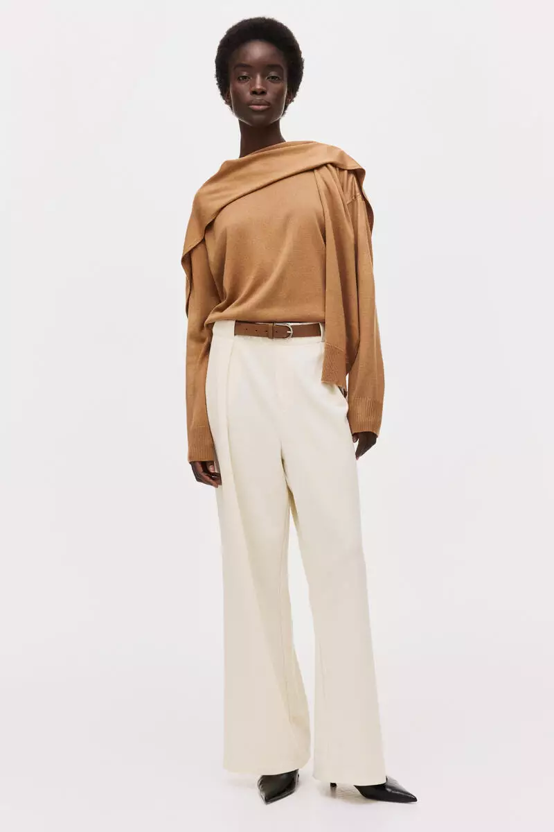 Belted Ponte di Roma trousers