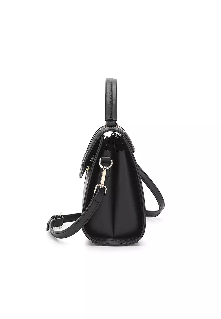 Women's Top Handle Bag / Sling Bag / Crossbody Bag (Tas Selempang / Tas Tangan) - Hitam