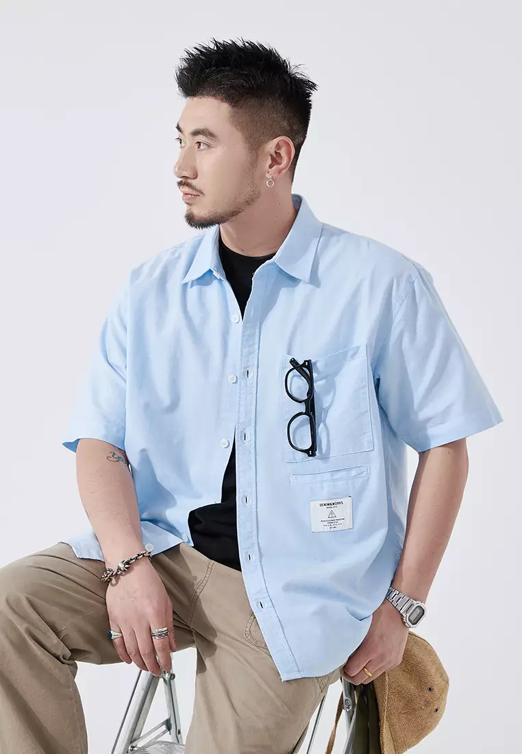 Buy Twenty Eight Shoes Loose Casual Short Sleeve Shirt AY-DCZ210