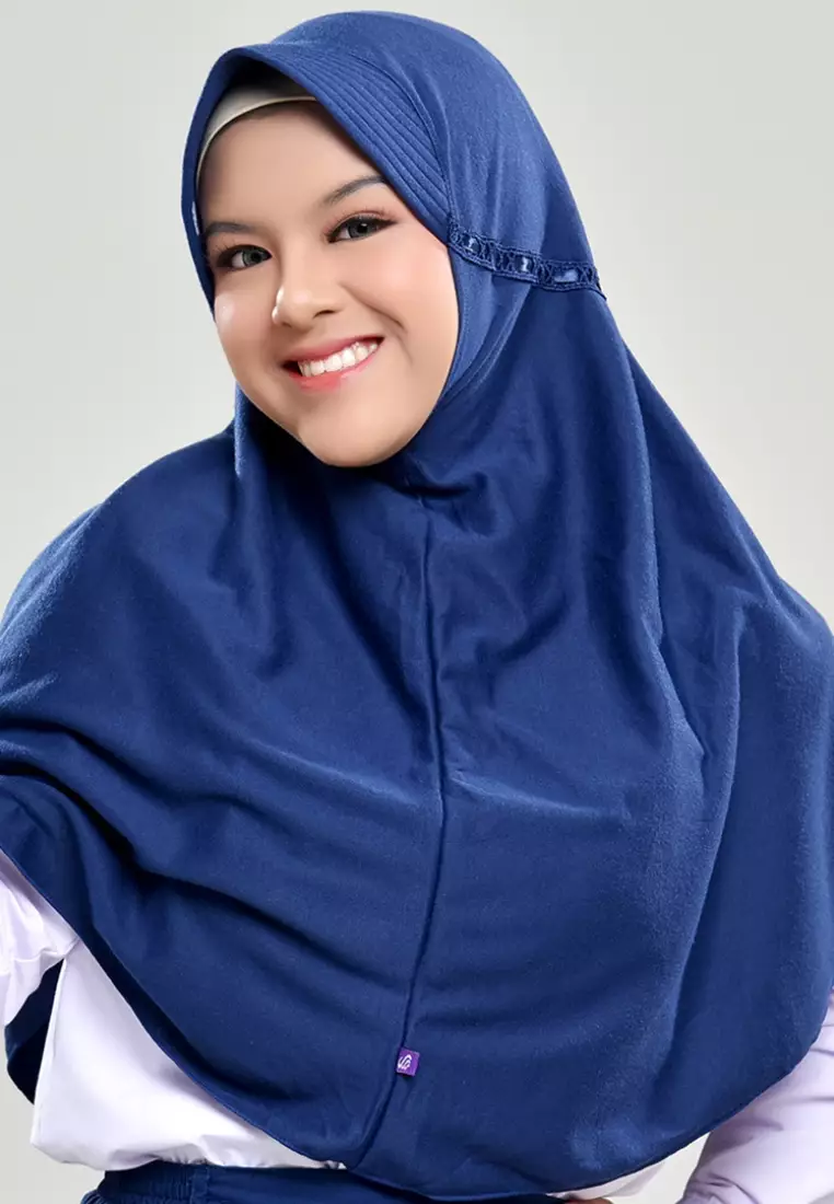 Rabbani - Kerudung Sekolah Instan Innova - Navy