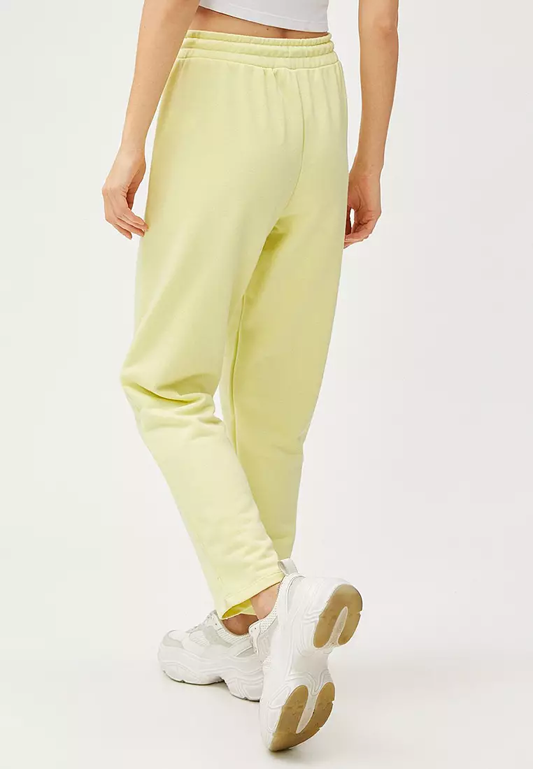 1050~RE-EDITION Front-pleated Joggers with Embroidered Logo