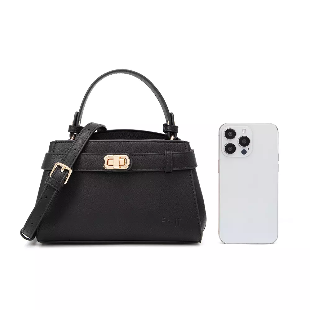 En-Ji Risa Handbag Wanita Warna Black
