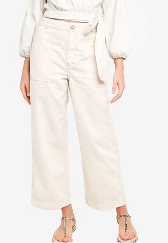 Jual Free People Sunday Skies Straight Leg Pants Original Zalora Indonesia