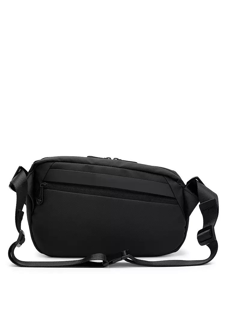 Men's Chest Bag / Sling Bag / Crossbody Bag - Black