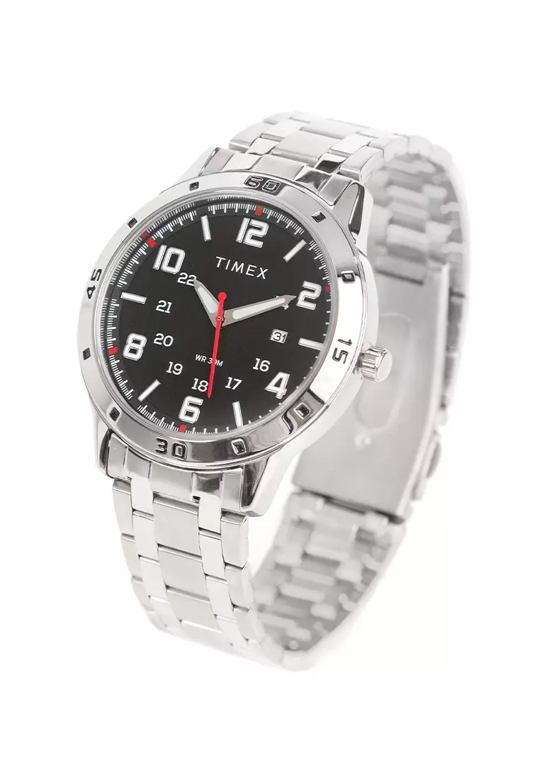 Timex U9-2 Series Silver Stainless Steel Mens Watch TW00U918E CLASSICS