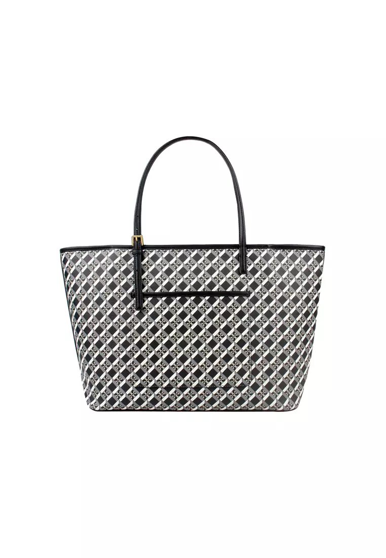 Buy TORY BURCH Tory Burch Logo Printed PVC coated Canvas Women s