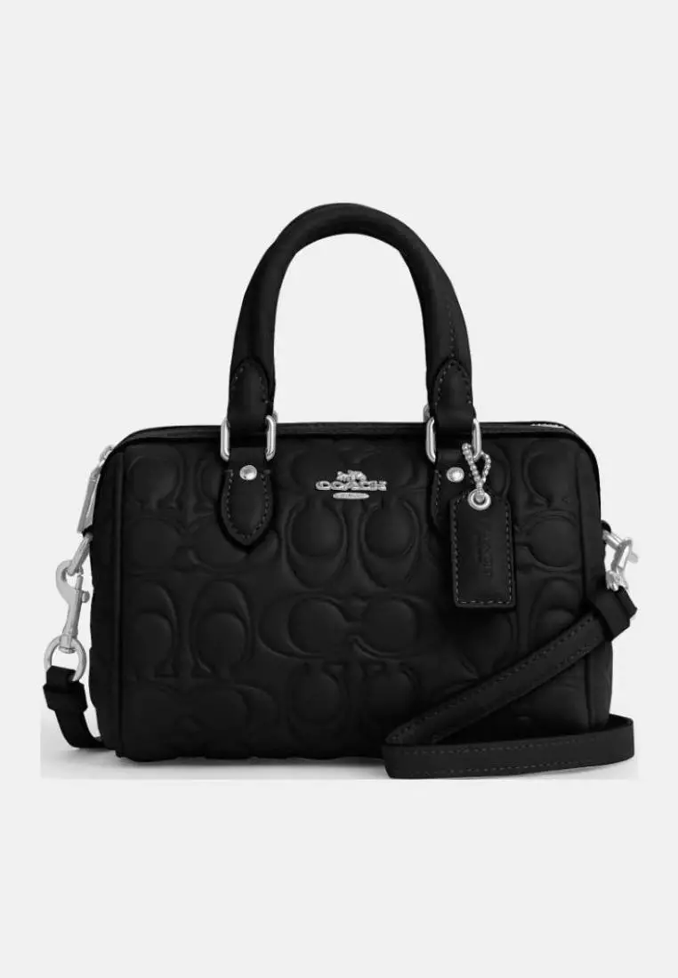 Coach Mini Rowan Crossbody With Signature Black