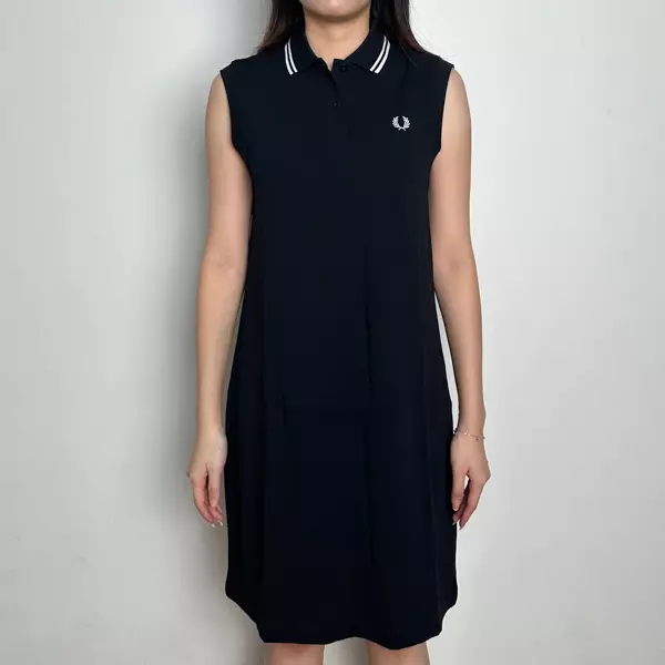 Jual Fred Perry Dress FRED PERRY TWIN TIPPED WHITE BLACK ENGLAND