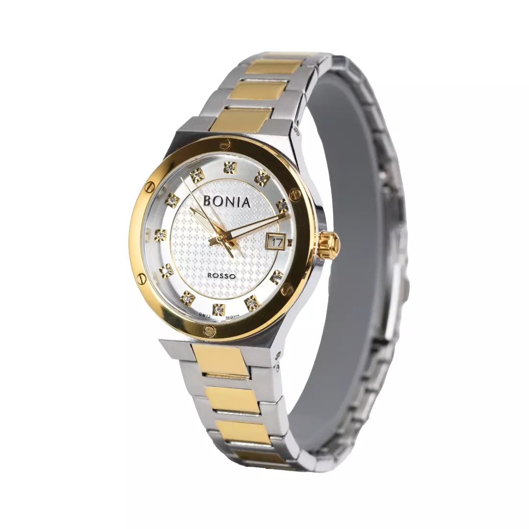 Jam Tangan Wanita BONIA 2Tone Gold BR192-2117 Original