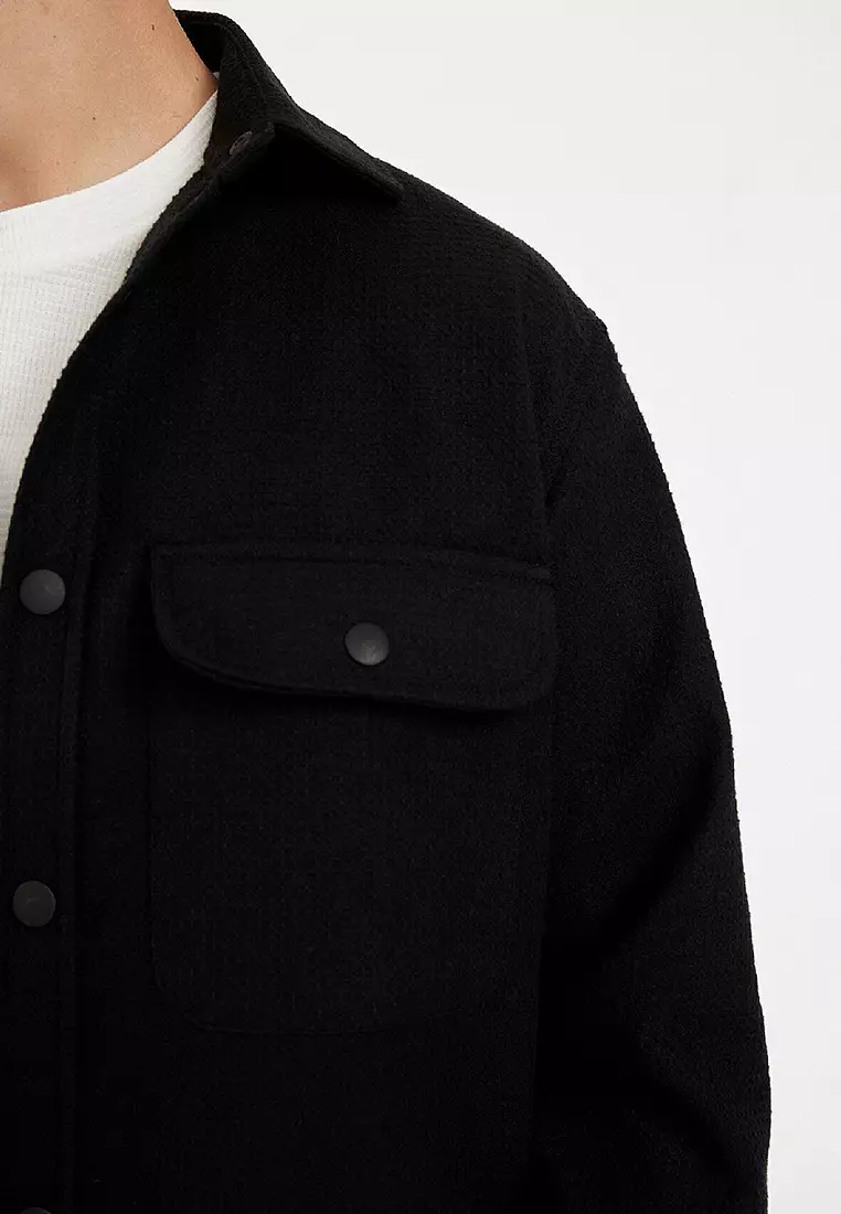 Waffle Shirt Jacket
