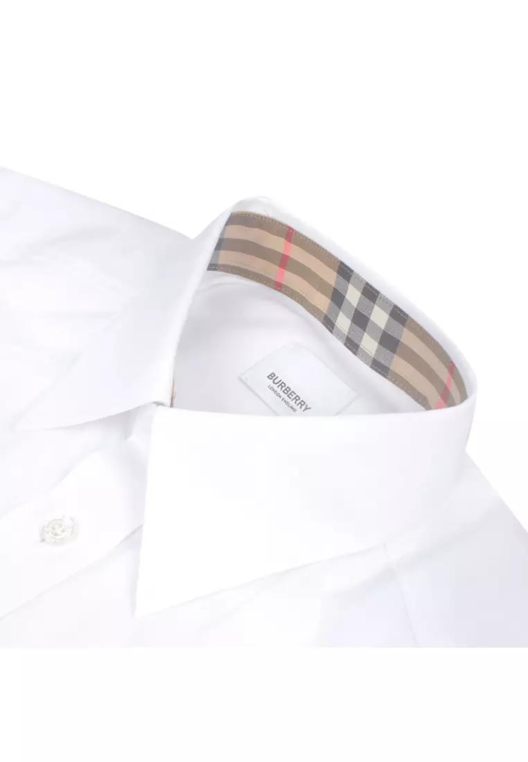 Burberry shirt best sale with logo