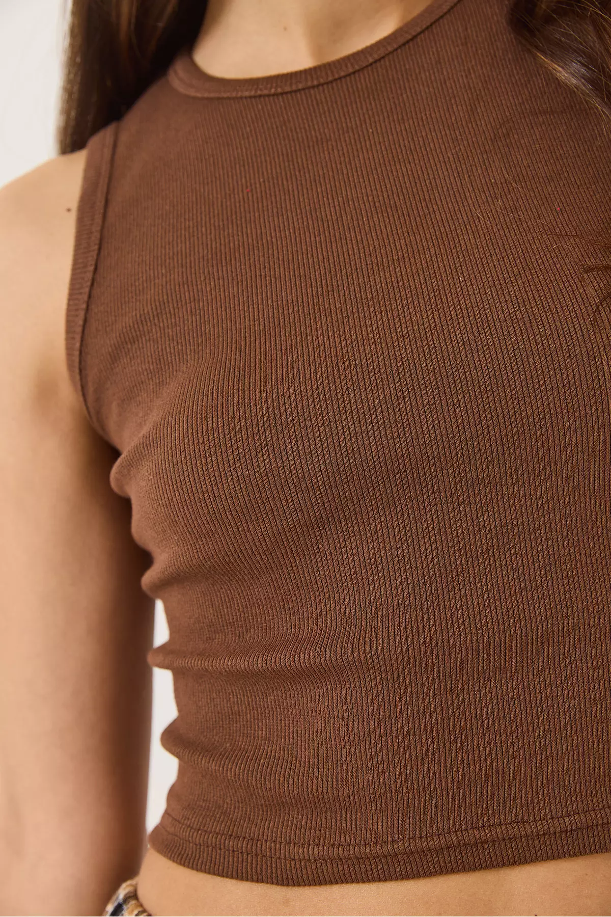 Ribbed Camisole Crop Tank Top