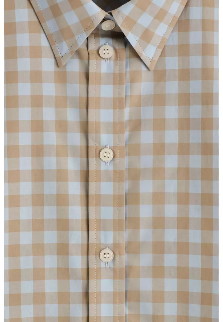 GINGHAM COTTON SHIRT