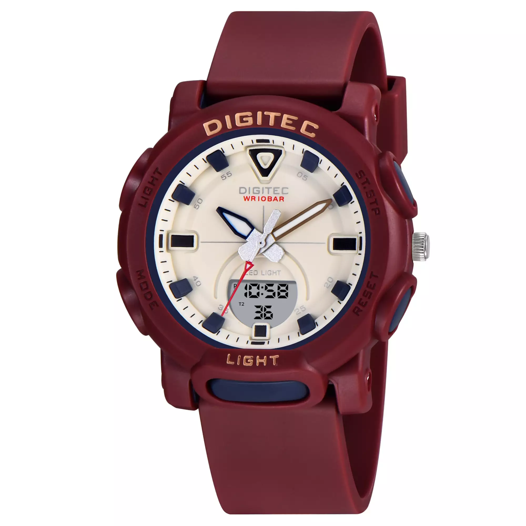 Jam Tangan Digitec 4150 Analog-Digital Water Resist Original