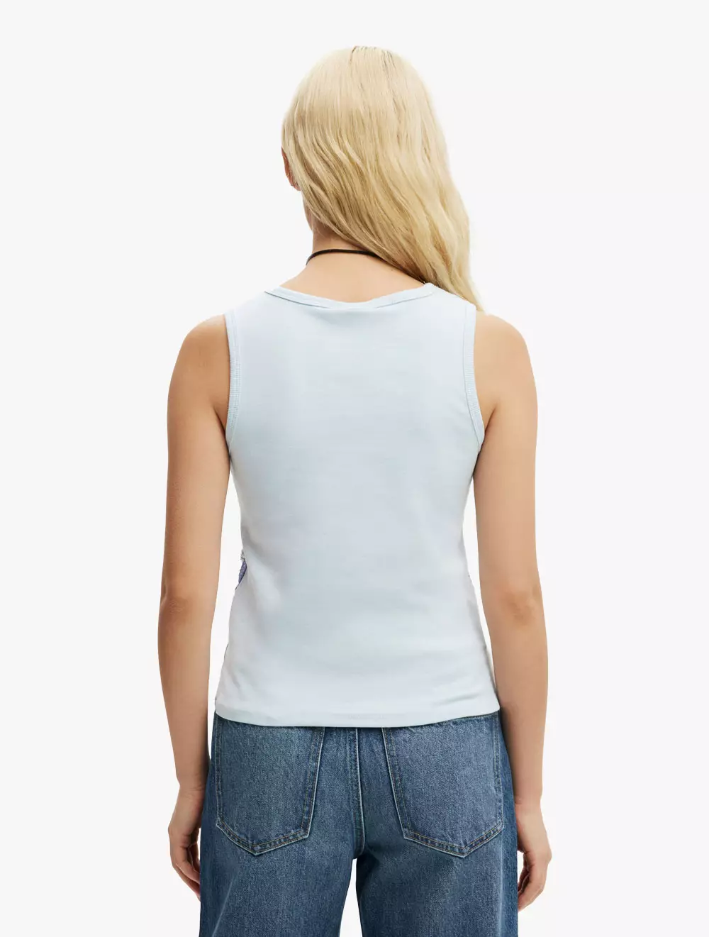 Cotton On - GRAPHICS - Lcn Graphic Tank - LCN BR ROLLING STONES MAGAZINE / ANTARCTIC BL