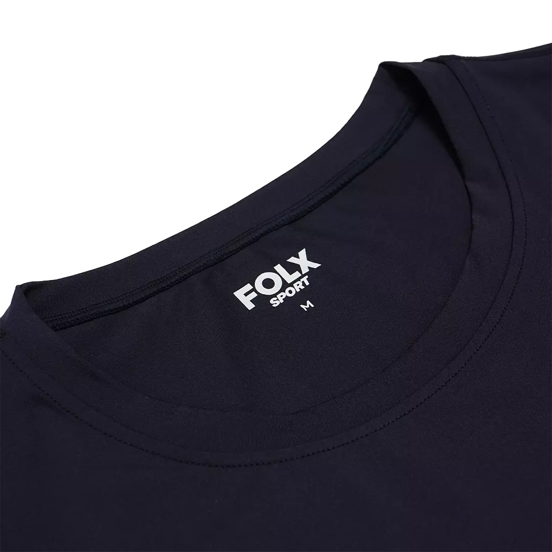 Side Mesh Performance T-Shirt Navy