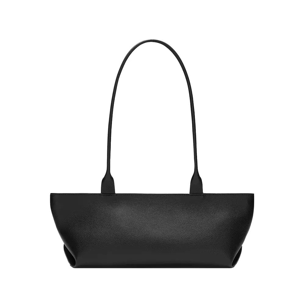 The New York Small Shoulder Bag Grained Black