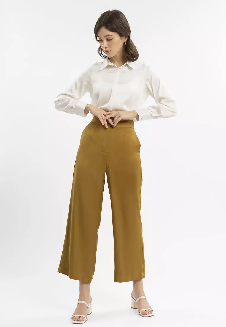 Minimal Baela Pant Deep Mustard