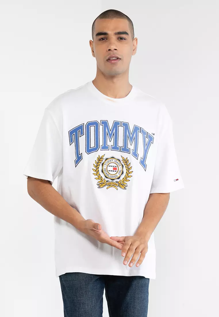 Jeans ZALORA 台灣 | - Hilfiger 線上選購Tommy College Skater Tommy Tee