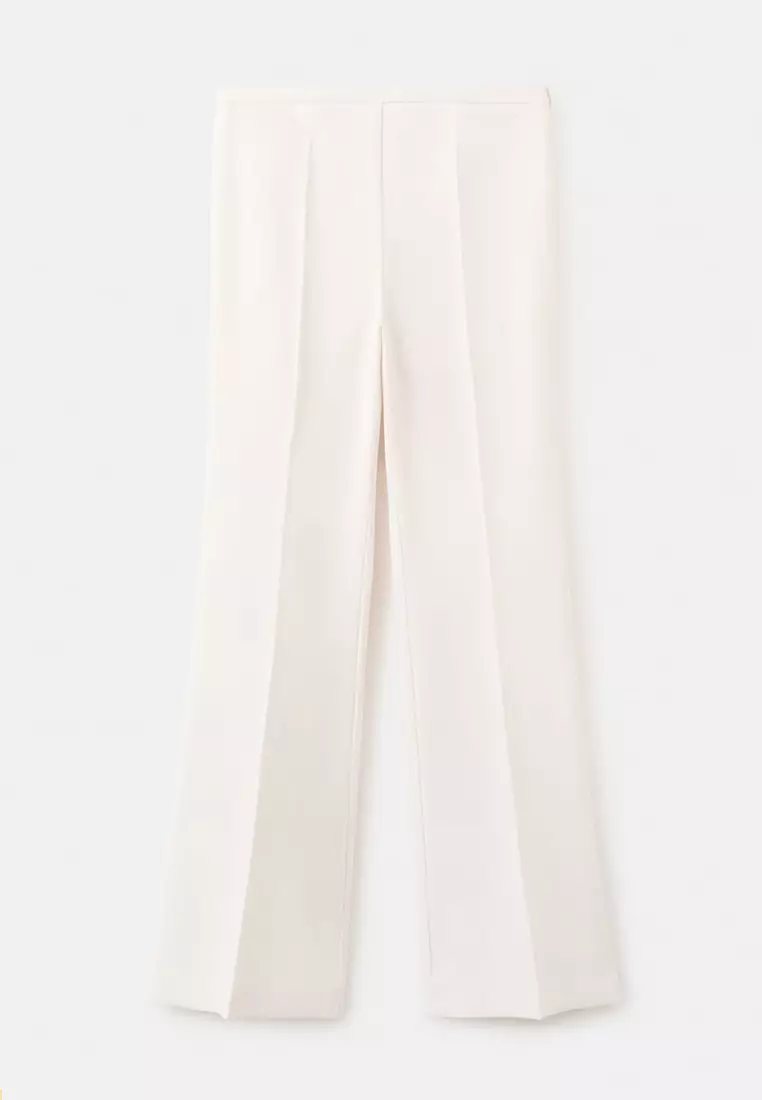 High-Waist Suit Trousers