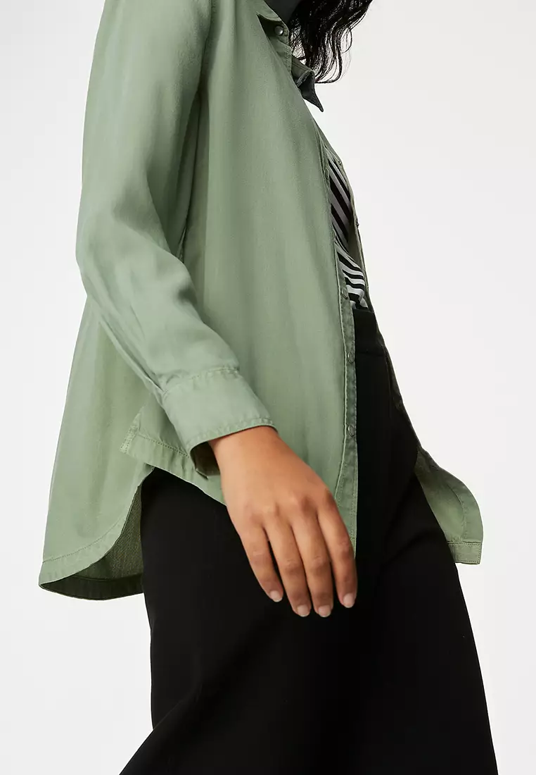 Pure Lyocell™ Collared Shirt