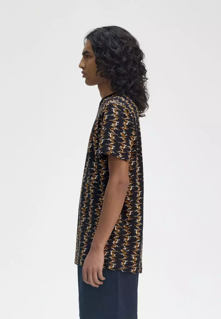 【FP25SS345】FRED PERRY Tシャツ M9863 / ABSTRACT PRINT PIQUE Buy Fred Perry Fred Perry M9863 ABSTRACT PRINT PIQUE T-SHIRT