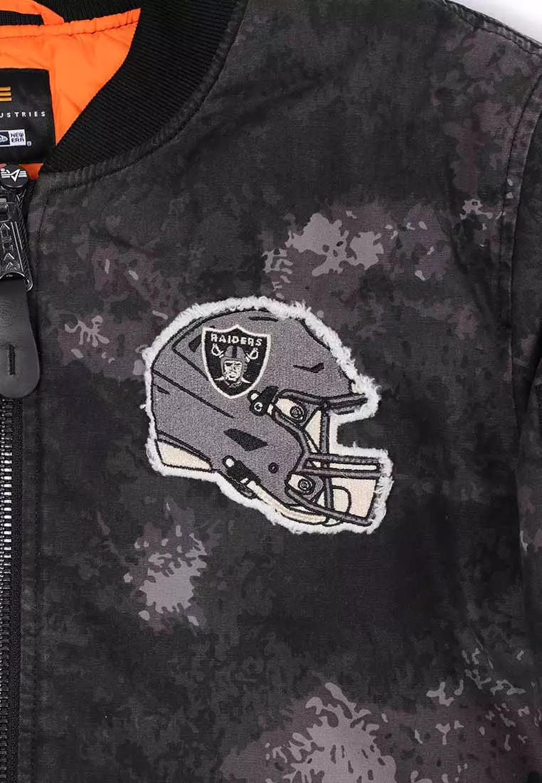 Las Vegas Raiders Alpha Industries (ONLINE EXCLUSIVE) JKT2460 Black Jacket