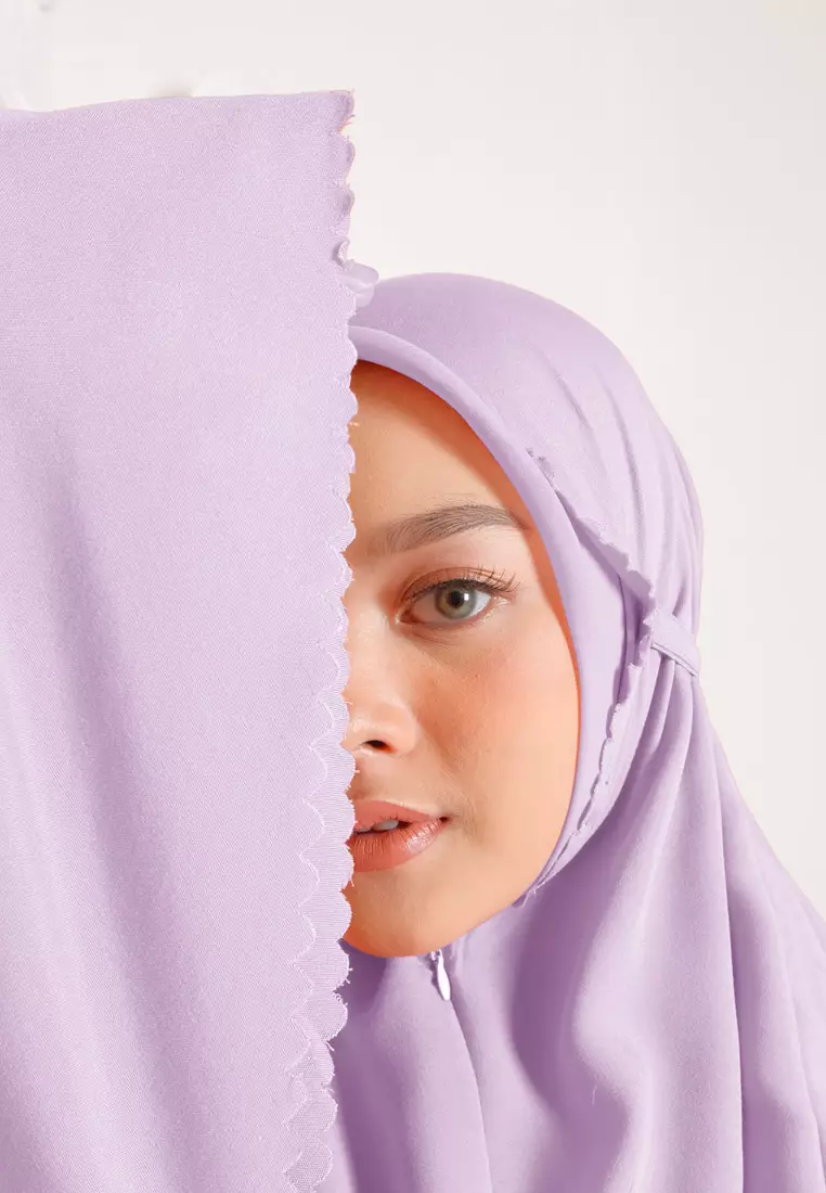 Zelena - Annika Prayer Set | Mukena Basic 2in1 Dewasa - Purple