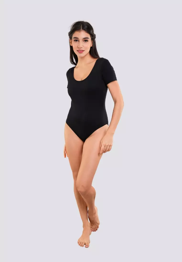 All Day Fitness Short Sleeved Bodysuit